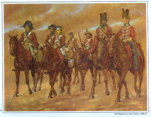 4th Dragoons on the March
