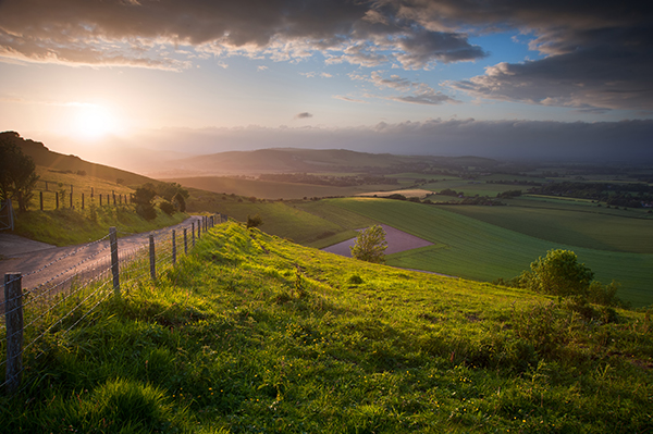 View of the South Downs